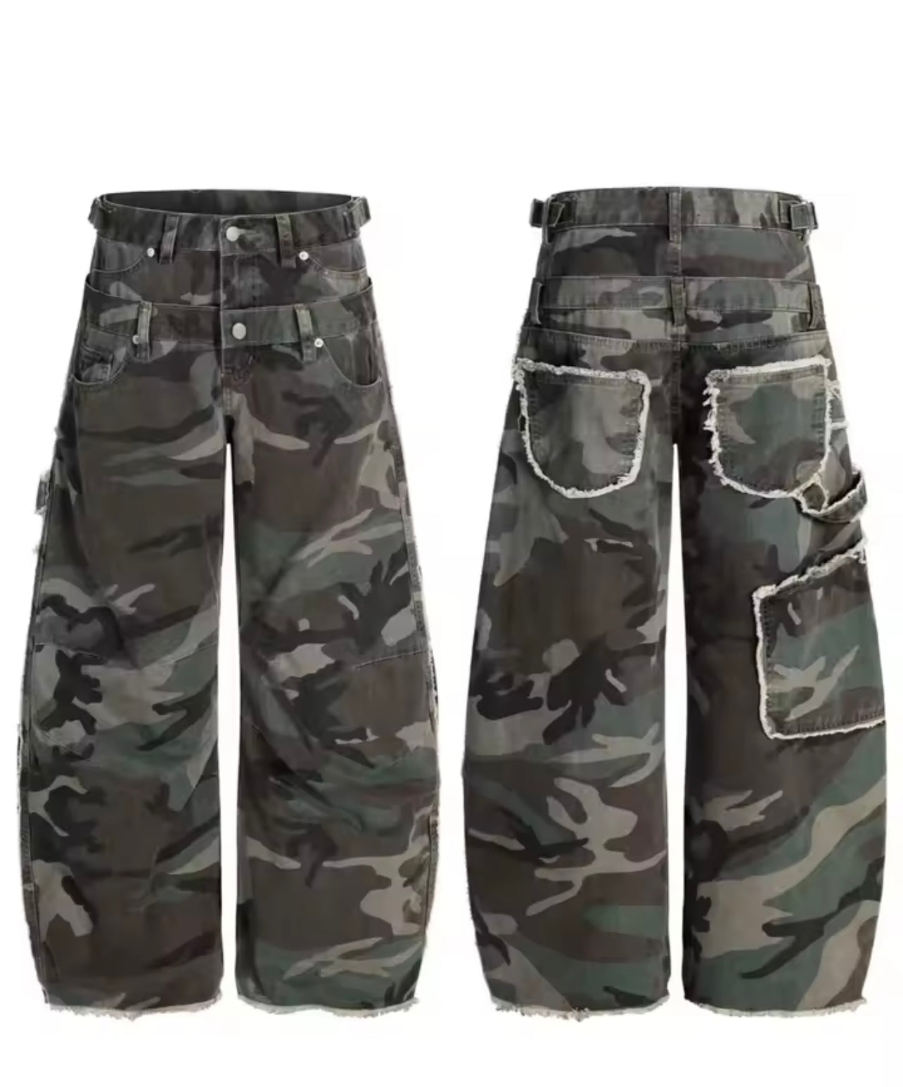 Pantalon Baggy Camuflaje By Sirenza Moda