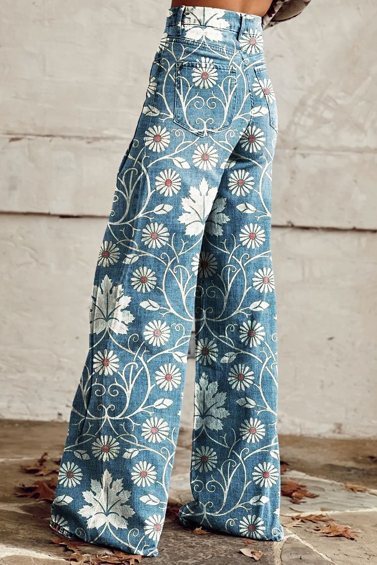 Margarita - Pantalones Boho Chic: Estilo Refrescante para tus Piernas