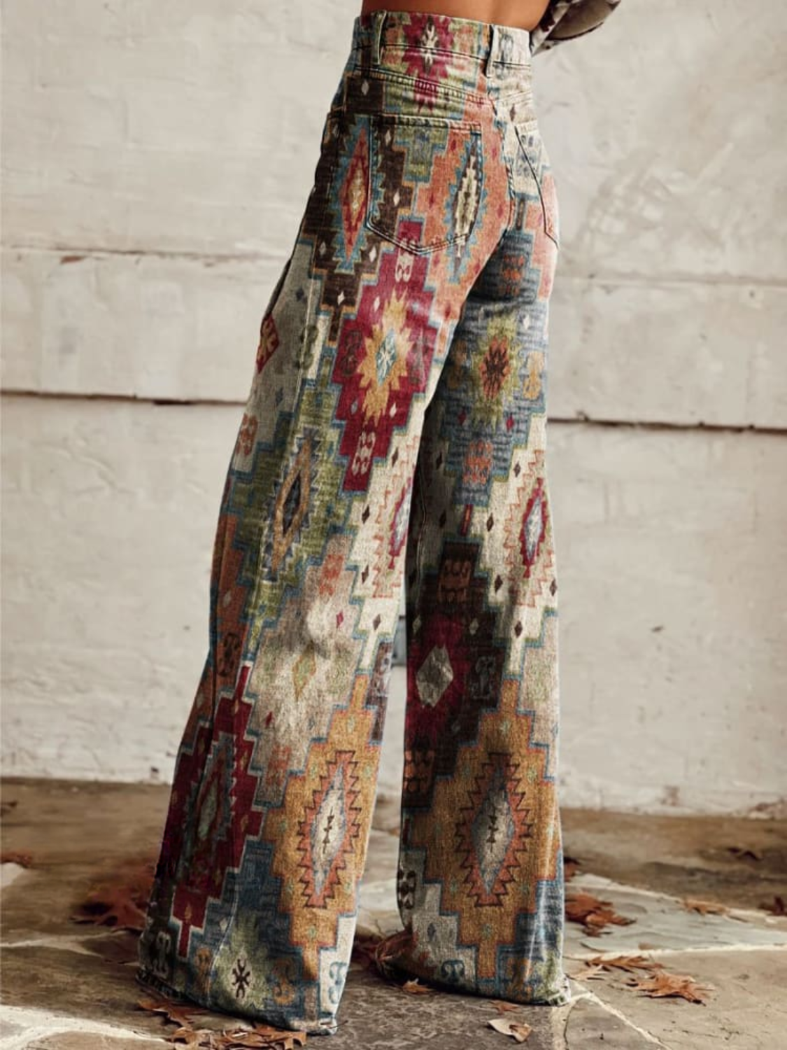 Carla - Pantalones elegantes retro chic