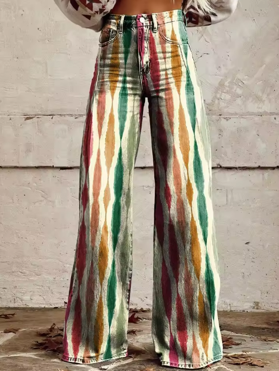 Isabel - Pantalones Elegantes Boho: El Toque Perfecto de Estilo