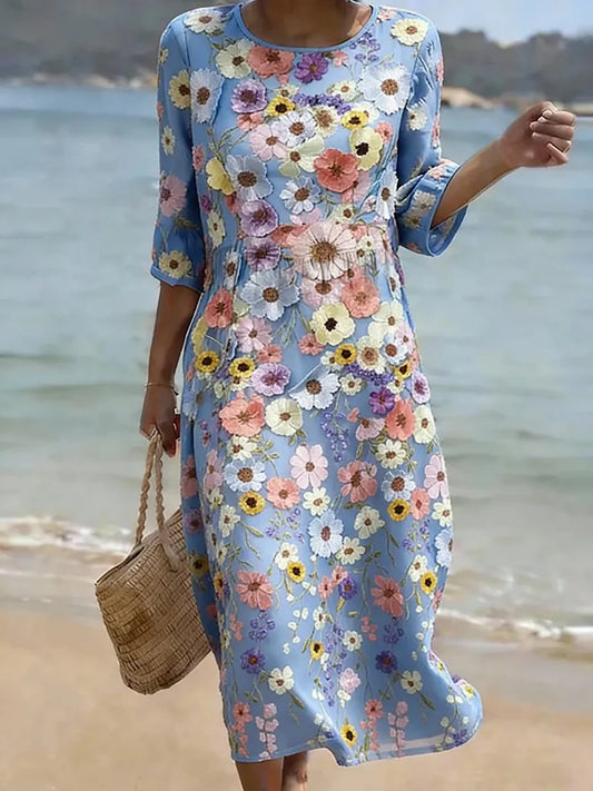 Melisa - Vestido Midi: Elegancia y Comodidad en un solo producto