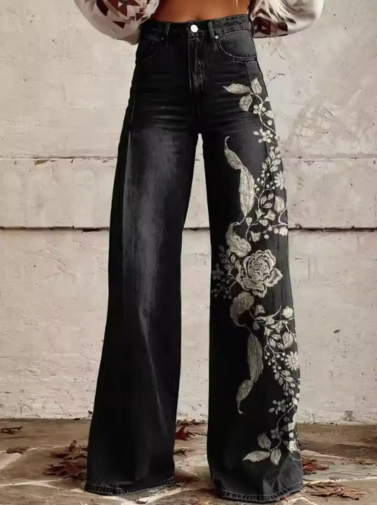 Andrea - Elegantes Pantalones de Bohemia - Estilo Bohemio Chic