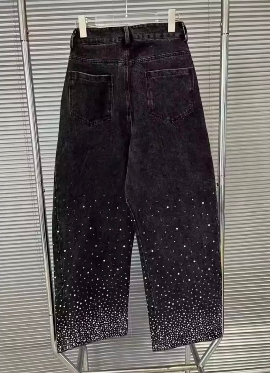 Pantalon Baggy con brillos