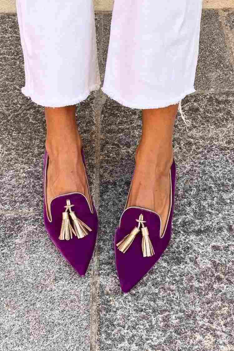 Paula - Sofisticados Mocasines Boho con Flecos 