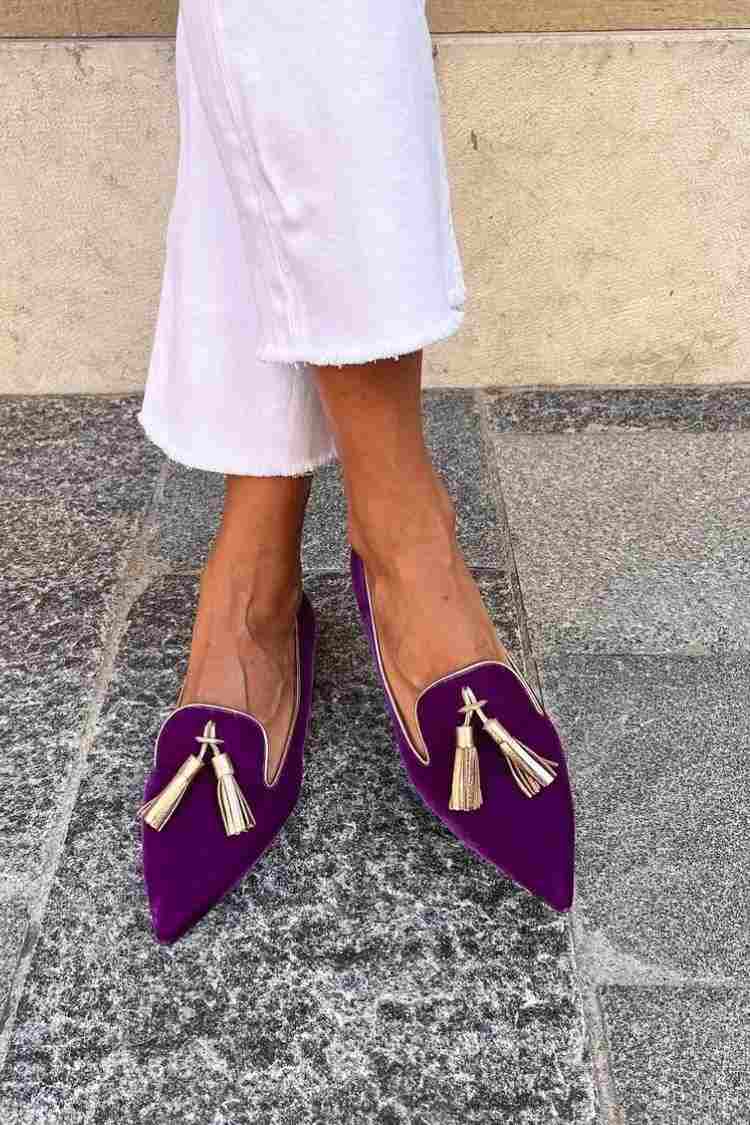 Paula - Sofisticados Mocasines Boho con Flecos 