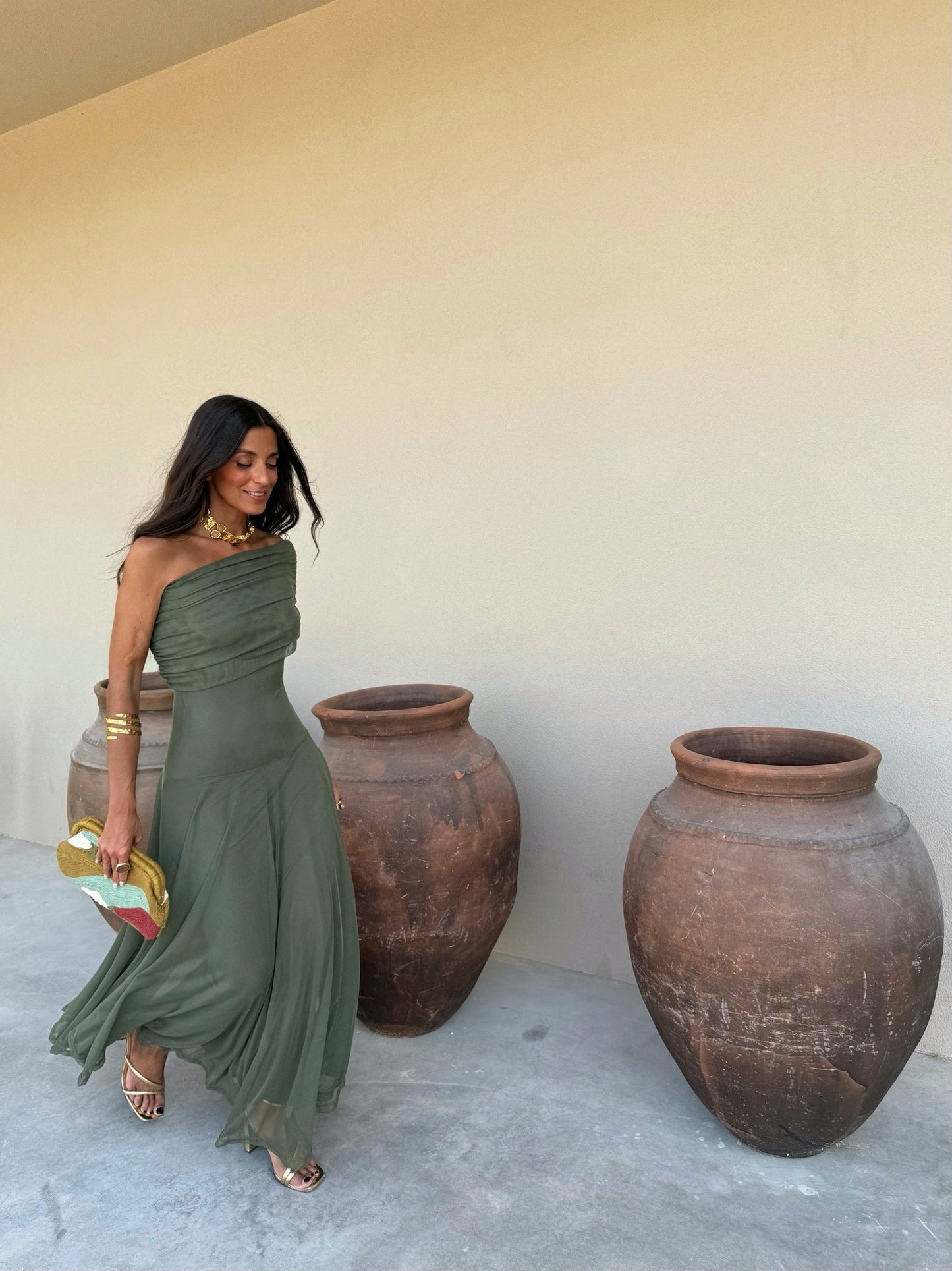 Carolina - Vestido Toledo en Verde 