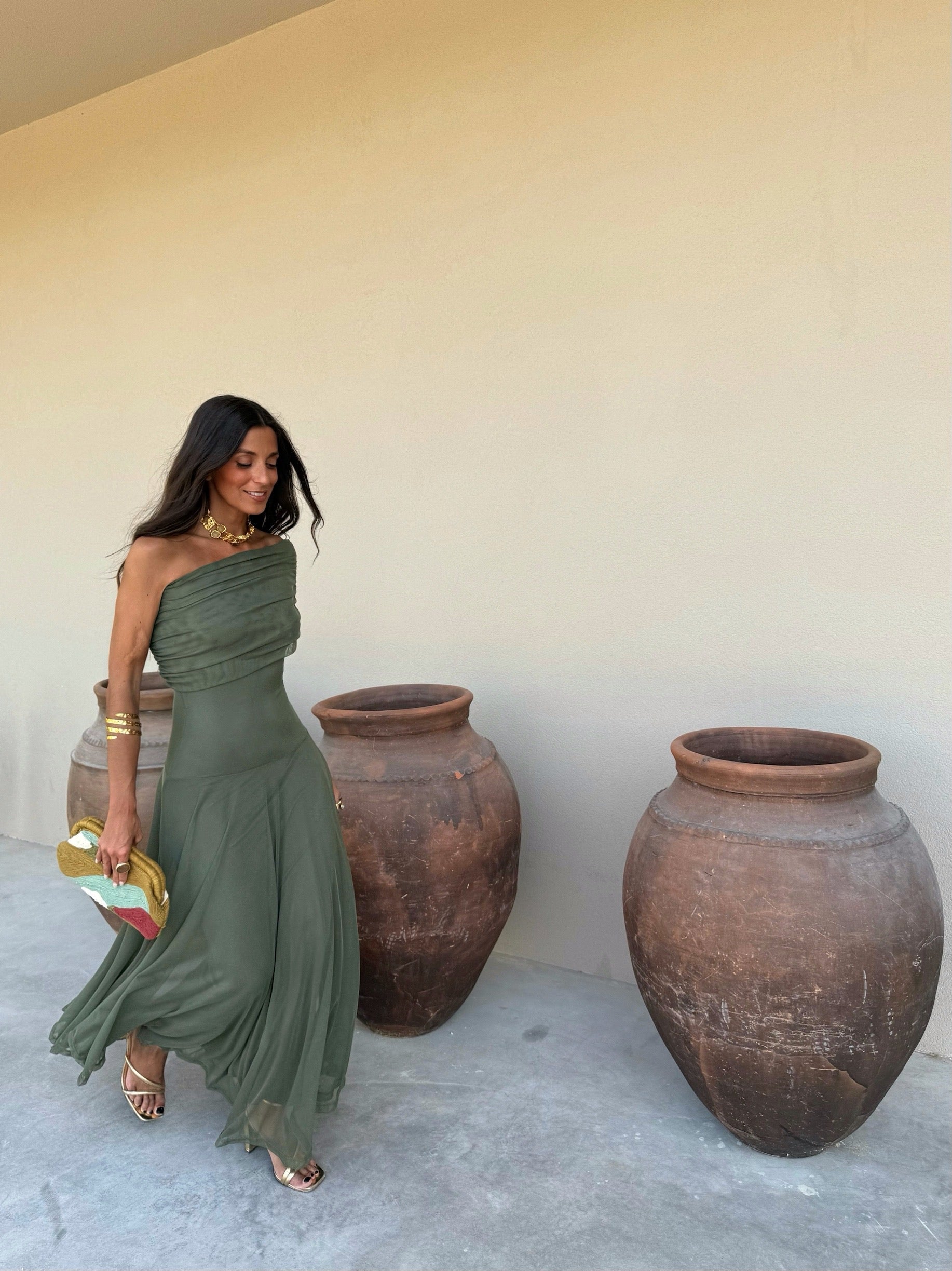 Carolina - Vestido Toledo en Verde 
