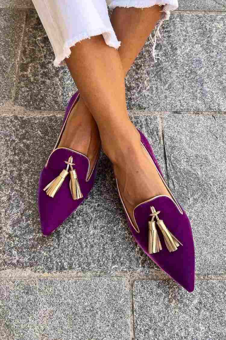 Paula - Sofisticados Mocasines Boho con Flecos 