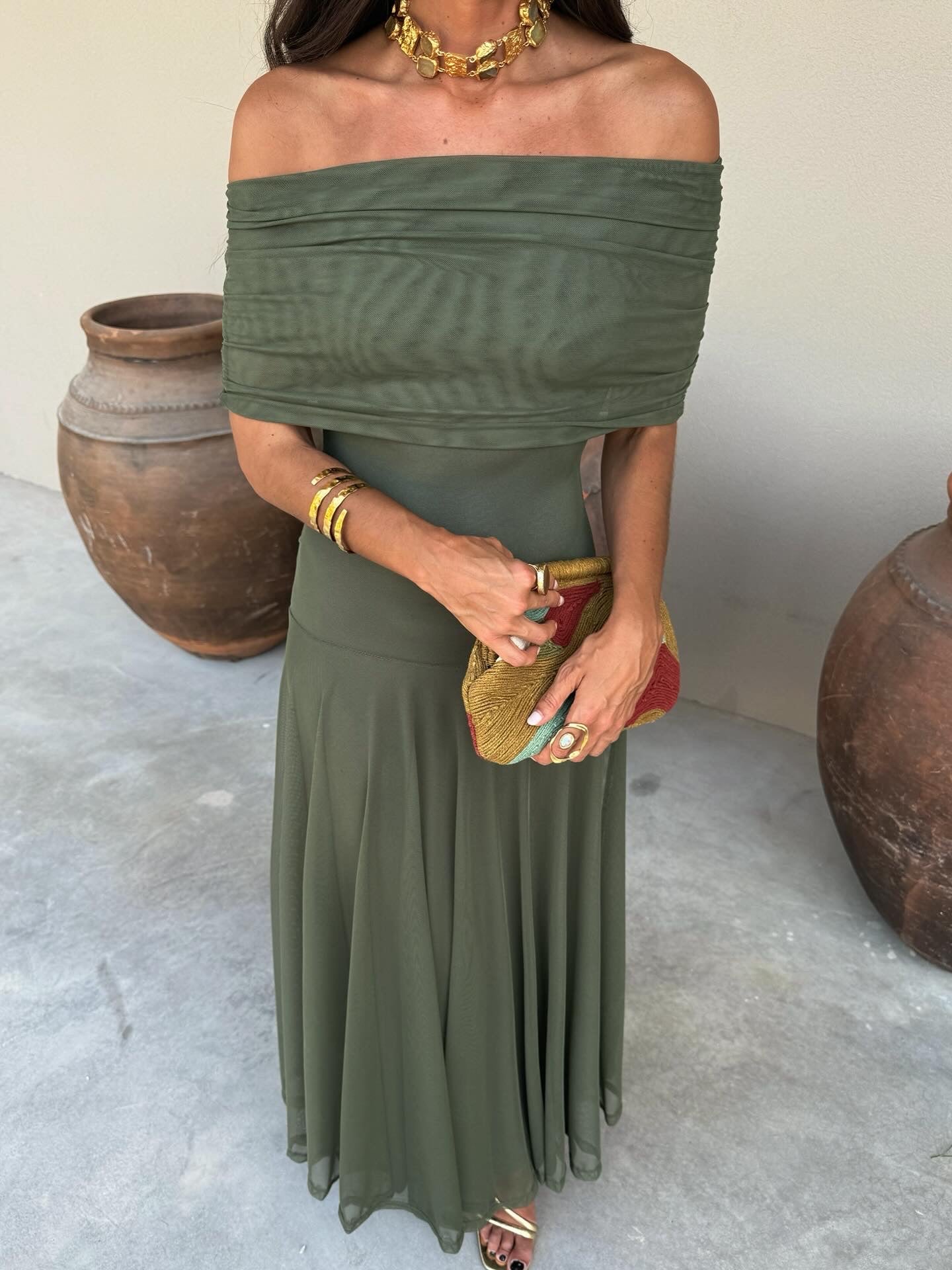 Carolina - Vestido Toledo en Verde 