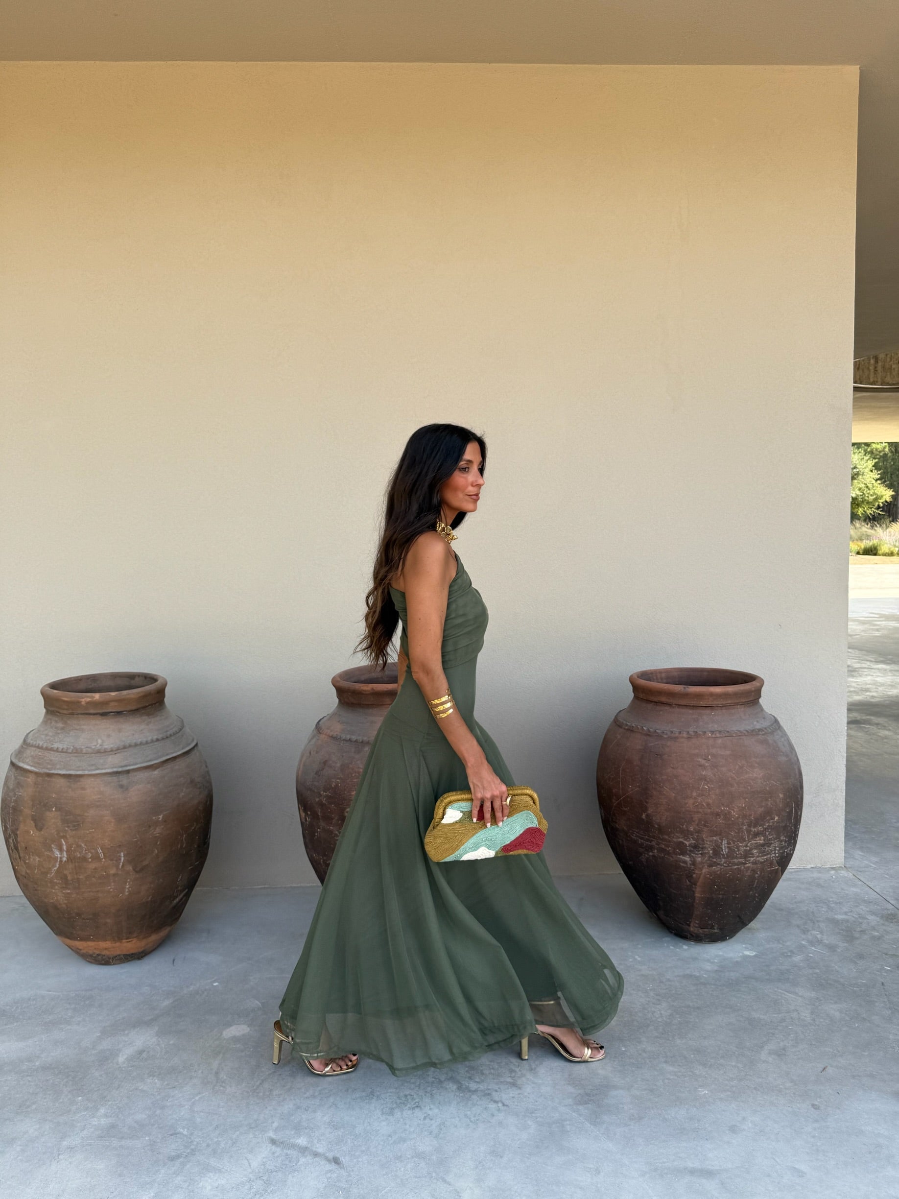 Carolina - Vestido Toledo en Verde 