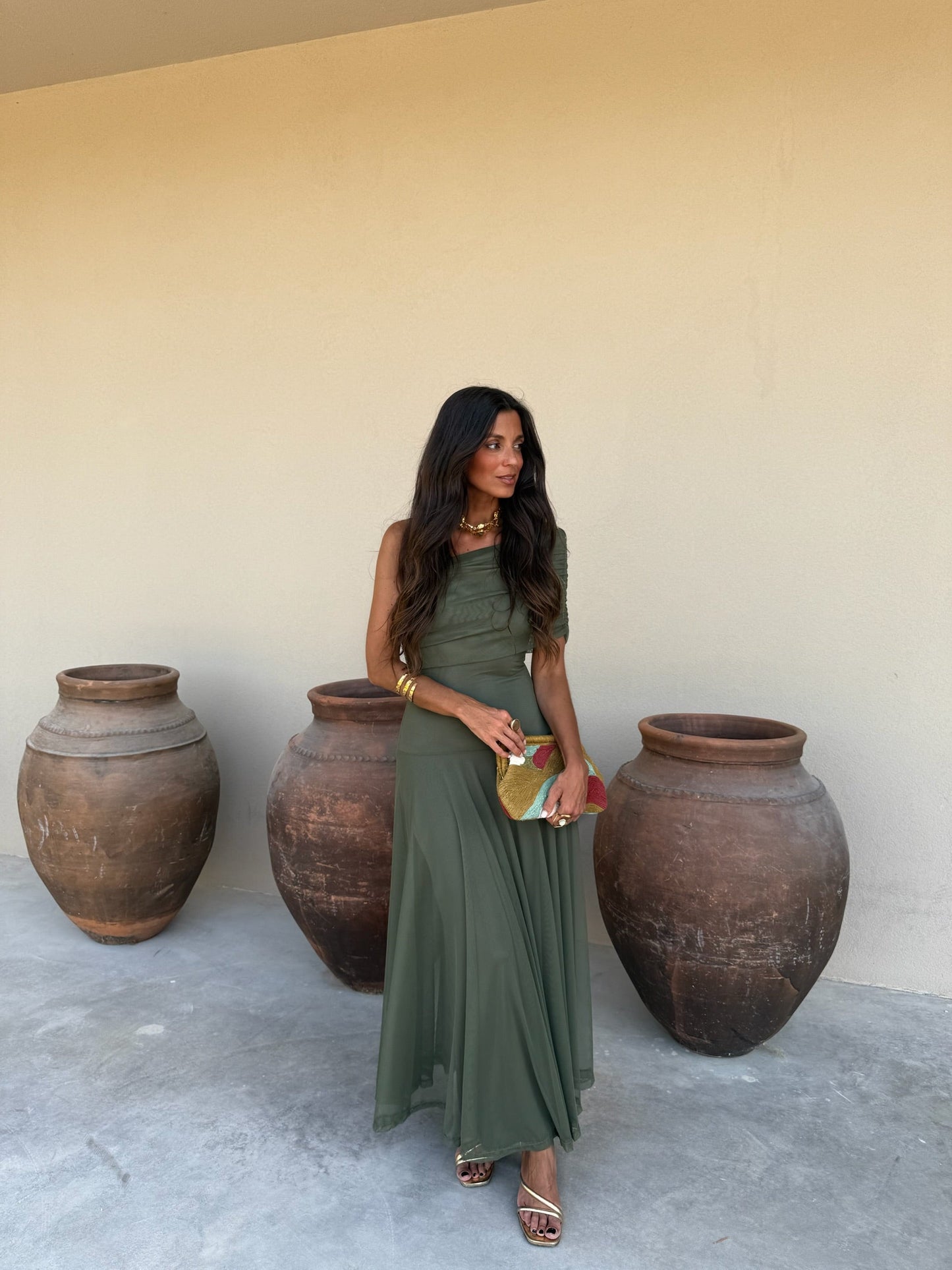 Carolina - Vestido Toledo en Verde 