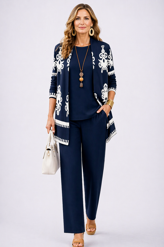 Carol | Conjunto de Tres Piezas Chic