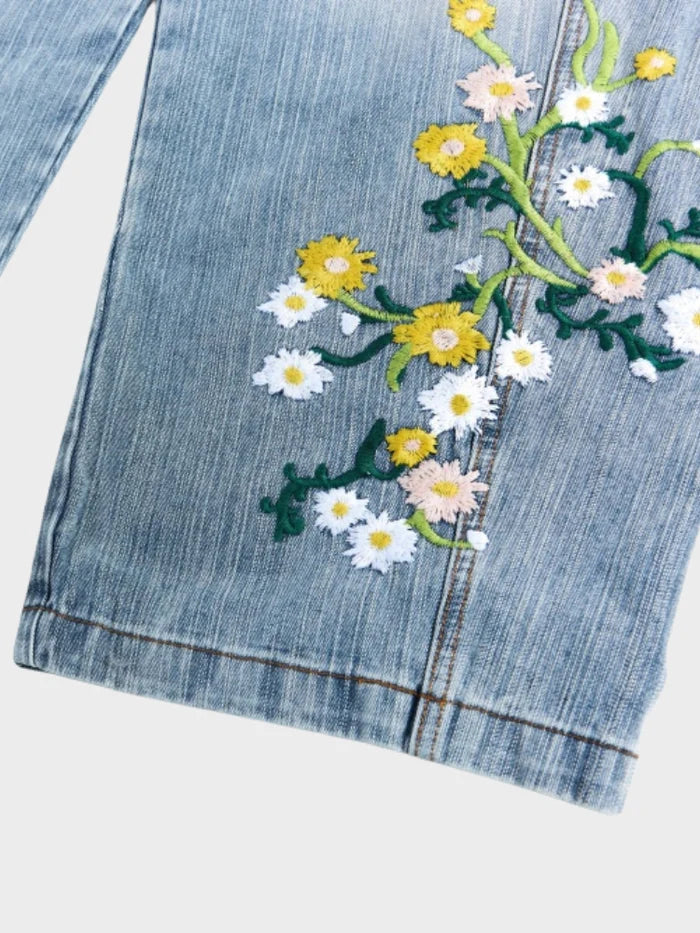 Pantalon baggy con estampado floral