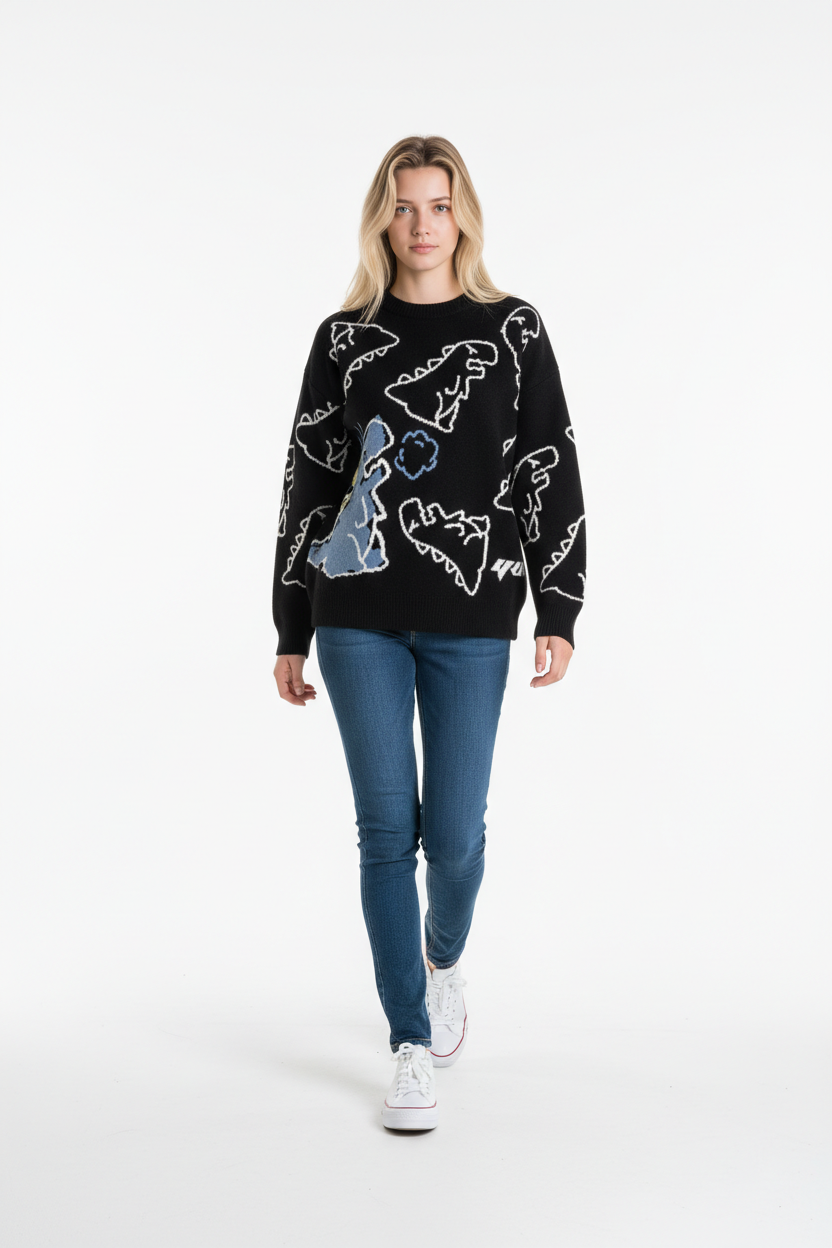 Jersey de manga larga con estampado