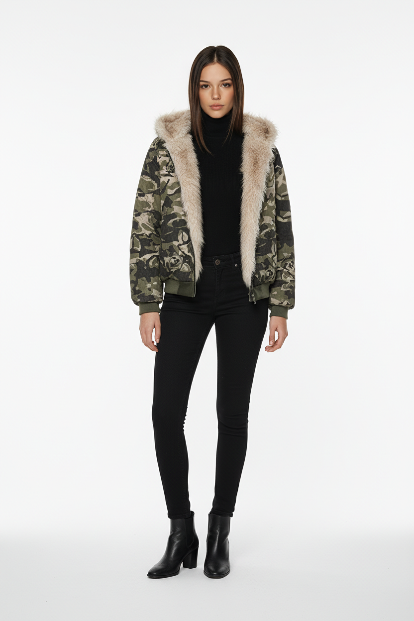 Chaqueta de camuflaje by Sirenza Moda