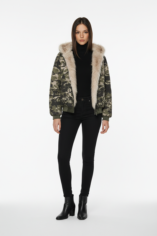 Chaqueta de camuflaje by Sirenza Moda