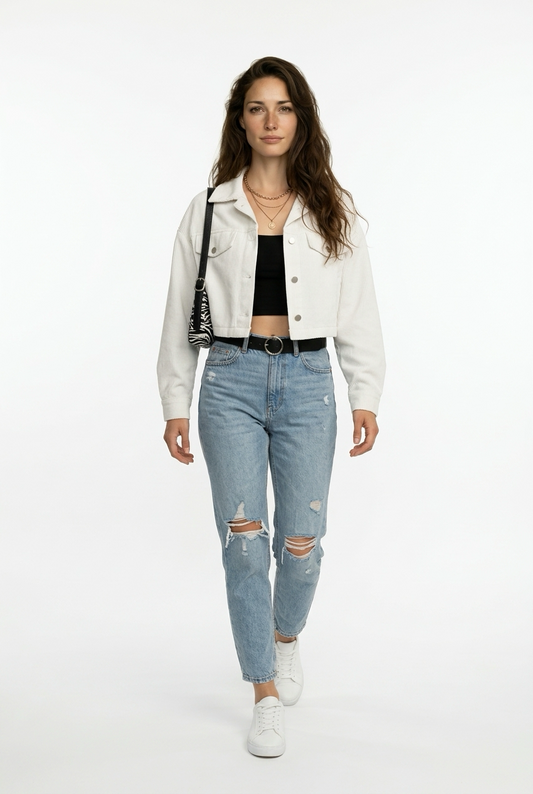 Chaqueta corta de pana