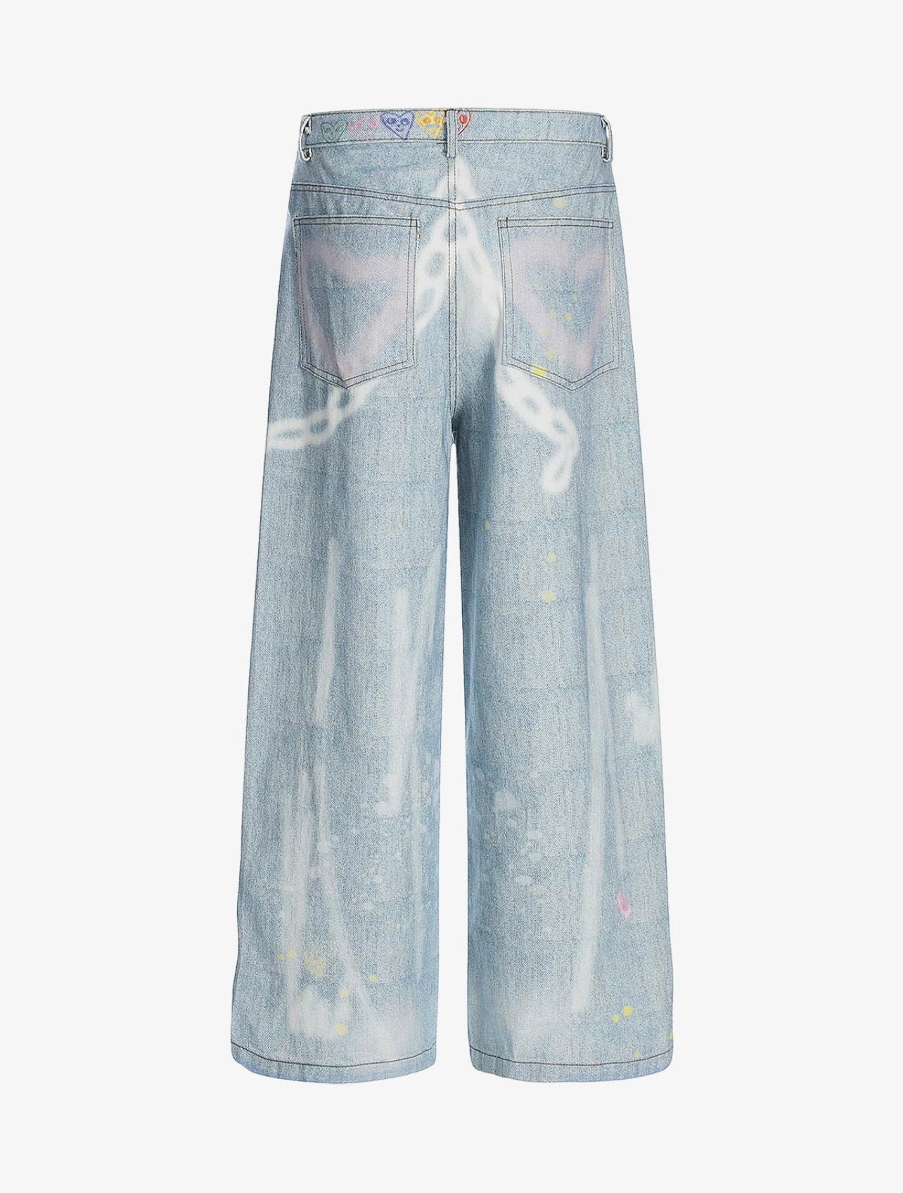 Pantalón con estampado graffiti