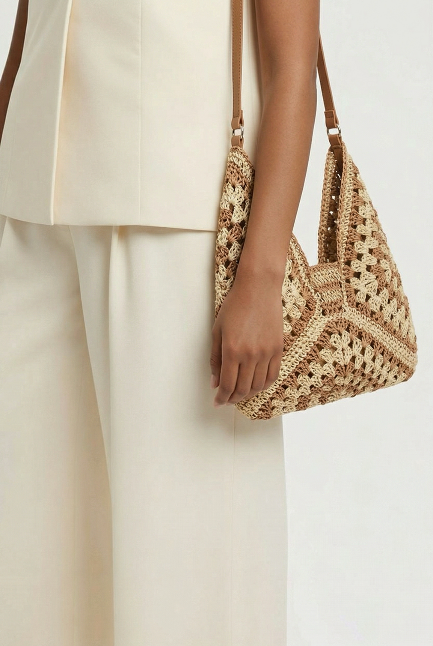 BOLSO ISLA – DE PAJA GRANDE DE HOMBRO TIPO HOBO