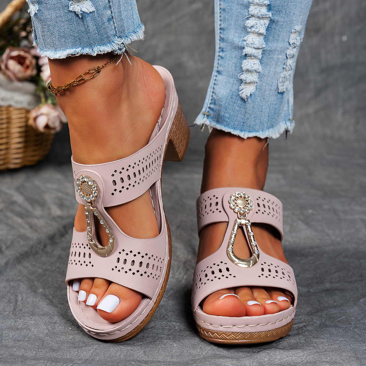 Isabel™ Sandalias Ortopédicas de Lujo con Tacones Altos para Mimarte en Estilo