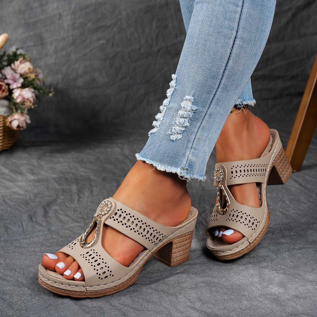 Isabel™ Sandalias Ortopédicas de Lujo con Tacones Altos para Mimarte en Estilo