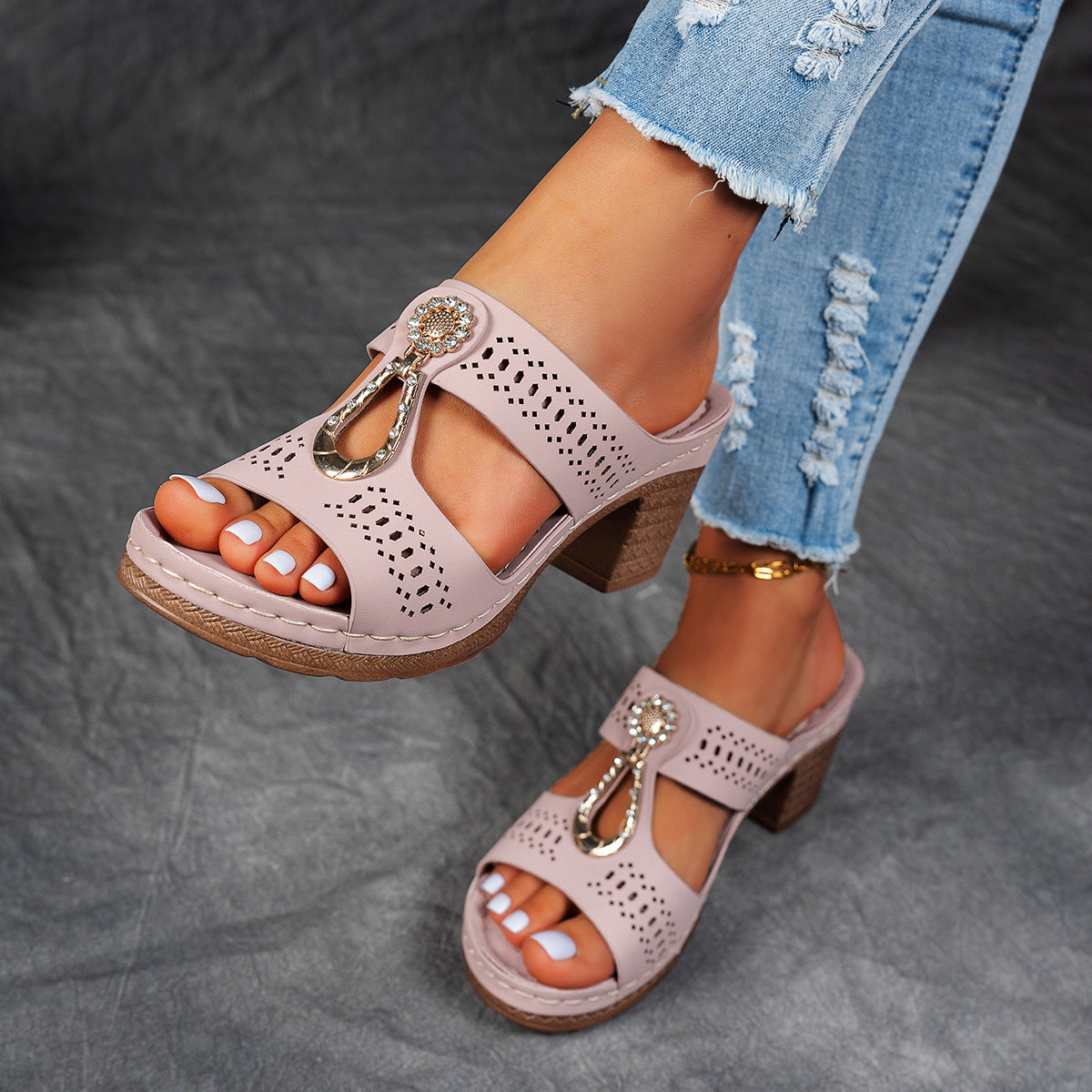 Isabel™ Sandalias Ortopédicas de Lujo con Tacones Altos para Mimarte en Estilo