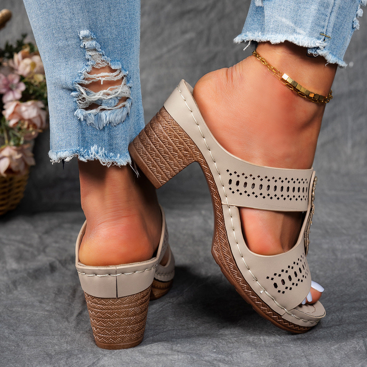 Isabel™ Sandalias Ortopédicas de Lujo con Tacones Altos para Mimarte en Estilo