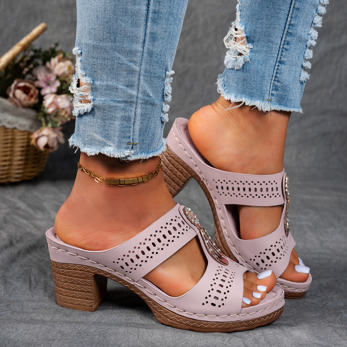 Isabel™ Sandalias Ortopédicas de Lujo con Tacones Altos para Mimarte en Estilo
