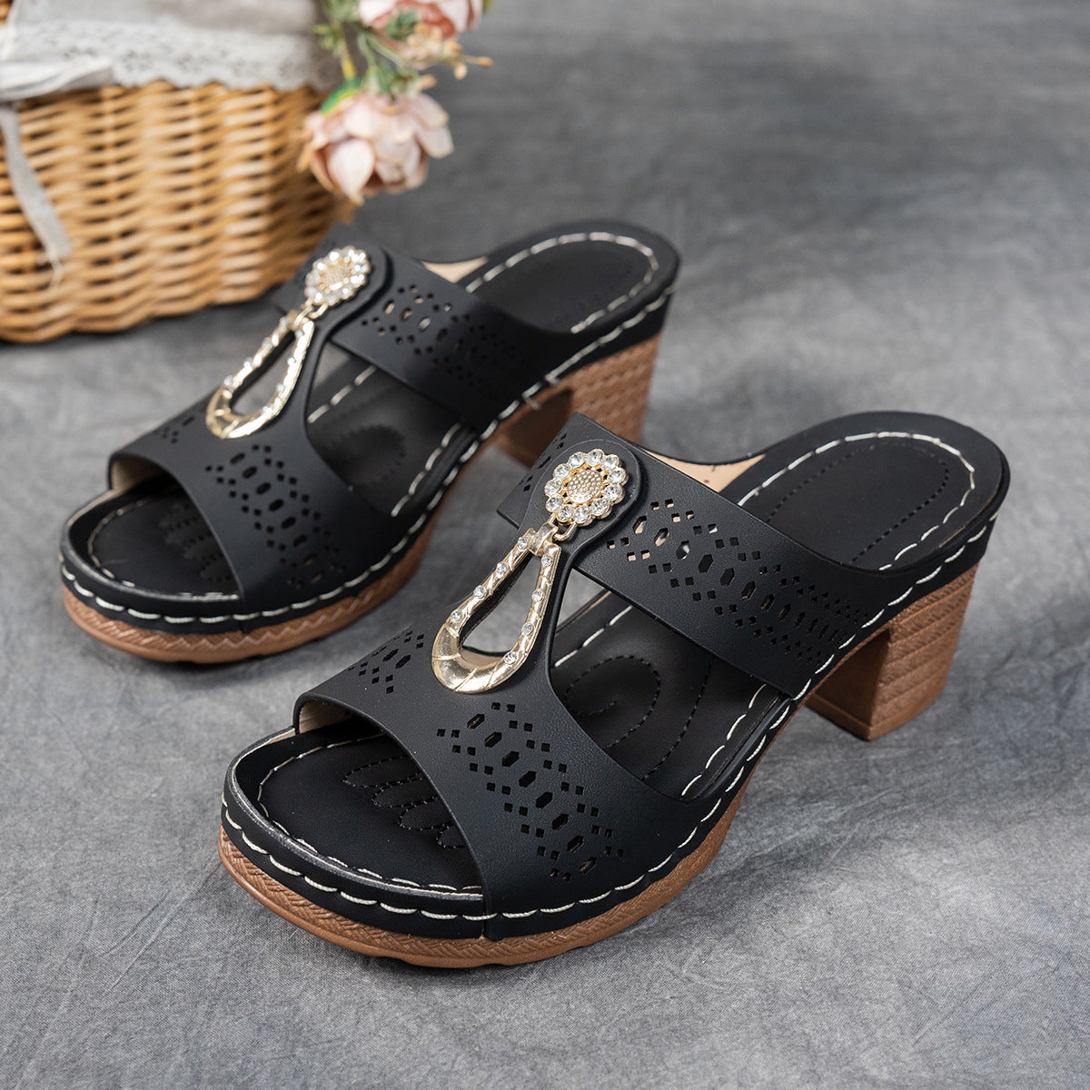 Isabel™ Sandalias Ortopédicas de Lujo con Tacones Altos para Mimarte en Estilo