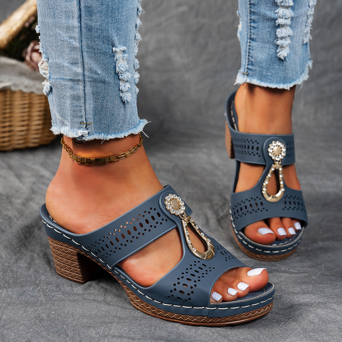 Isabel™ Sandalias Ortopédicas de Lujo con Tacones Altos para Mimarte en Estilo