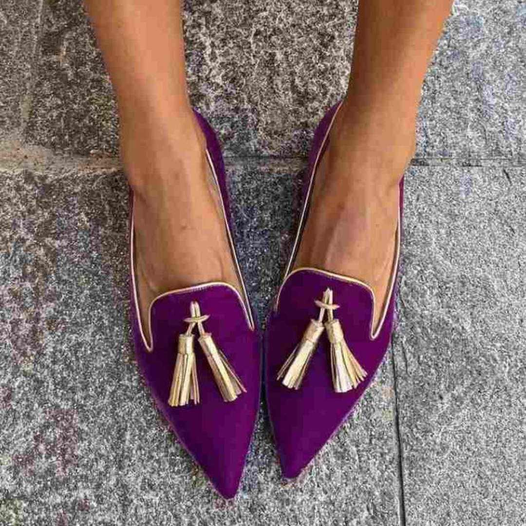Paula - Sofisticados Mocasines Boho con Flecos 