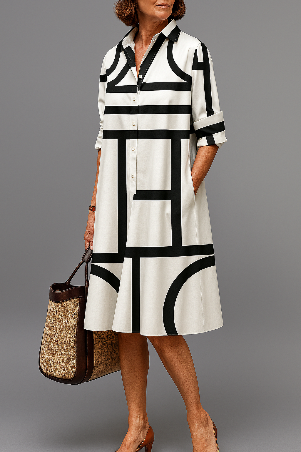Annette | Elegantes Midi-Kleid