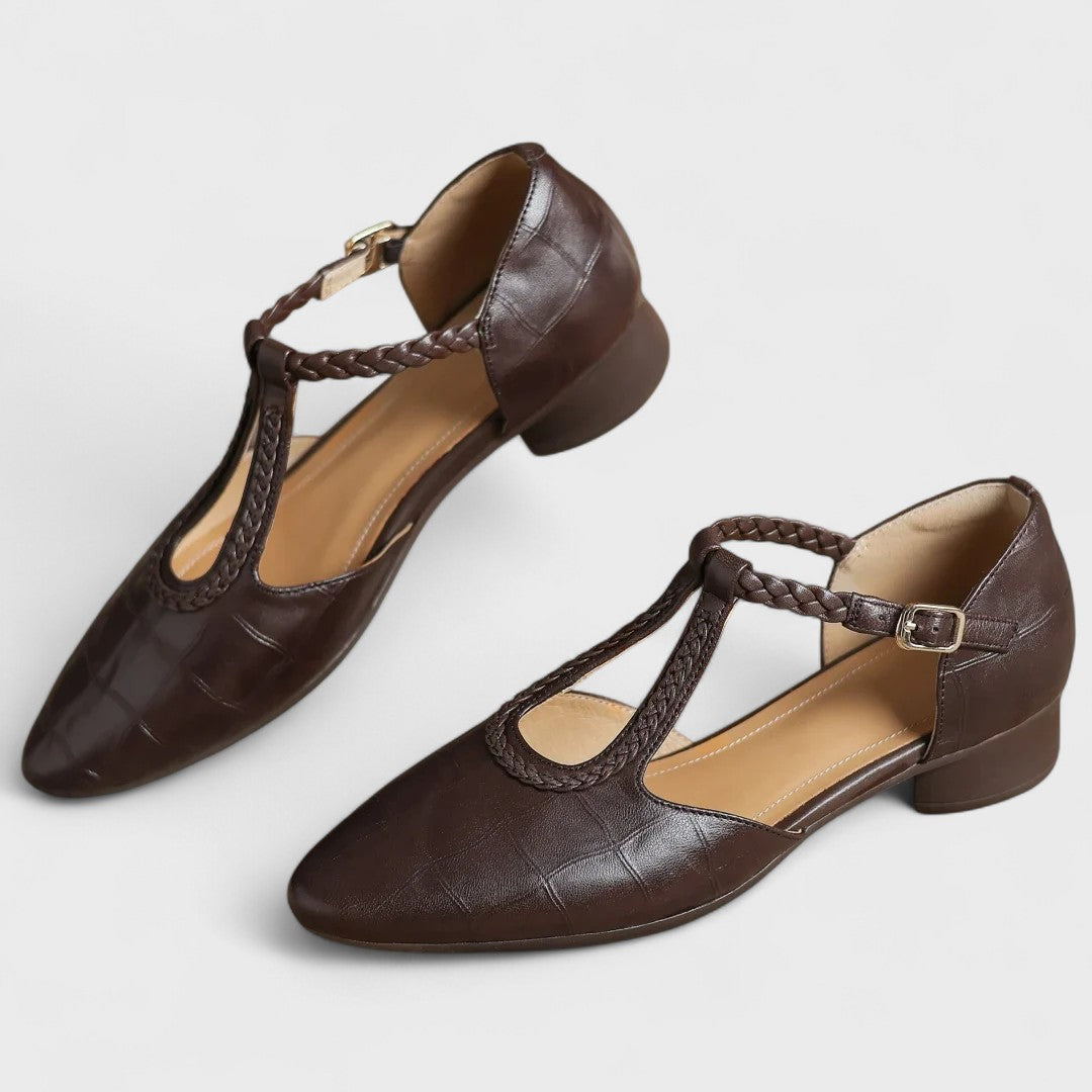 Elena - Lujo y Estilo: Zapatos de Cuero