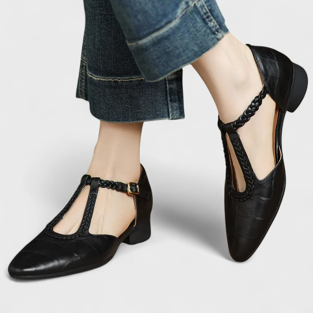Elena - Lujo y Estilo: Zapatos de Cuero